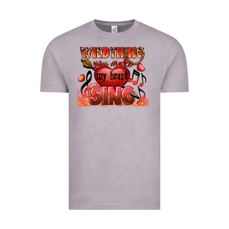 Valentine's Day Wild Thing You Make My Heart Sing Vintage Tee by FaDigitalArtStudio | Teevron