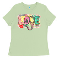 Matcha love nursing leopard background Ladies Tee - CowGirlArtShop