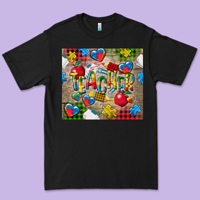 Teacher Autism Premium Tee Designed By Cowgirlartshop