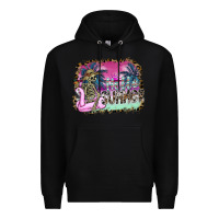 Black hello summer Premium Hoodie - SublimationCraftShop