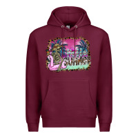 Burgundy hello summer Premium Hoodie - SublimationCraftShop