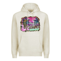 Oatmeal Heather hello summer Premium Hoodie - SublimationCraftShop