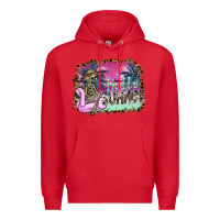 Red hello summer Premium Hoodie - SublimationCraftShop