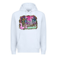 White hello summer Premium Hoodie - SublimationCraftShop