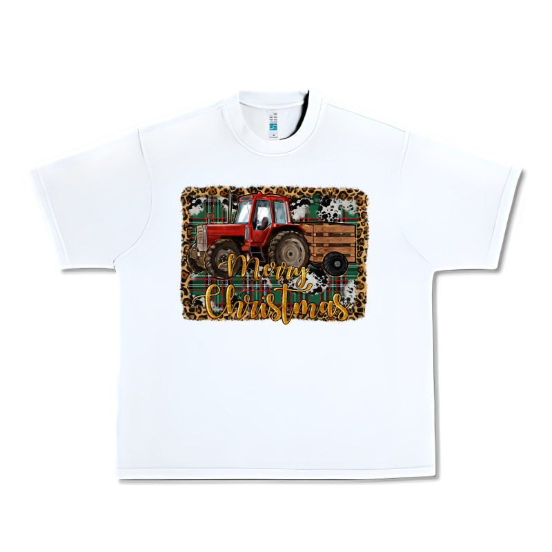 Merry Christmas Farm Tractor Urban Heavy Tee by RanaPortraitStore | Teevron