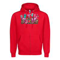 Red stna Zipper Hoodie - AdoDesignShop