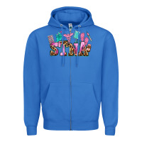 True Royal stna Zipper Hoodie - AdoDesignShop
