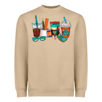 Mushroom math teacher coffee cups Heavyweight Sweatshirt - AdoDesignShop