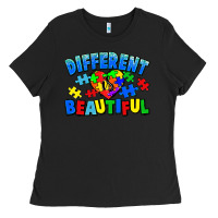 Different Is Beautiful Autism Ladies Tee | Teevron
