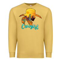 Antique Gold cowgirl western Premium Sweatshirt - AdoDesignShop