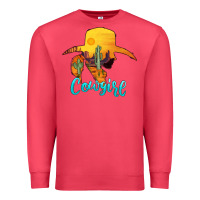 Cardinal cowgirl western Premium Sweatshirt - AdoDesignShop