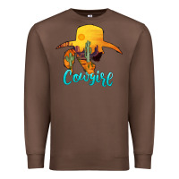 Chestnut cowgirl western Premium Sweatshirt - AdoDesignShop