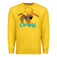 Lemon cowgirl western Premium Sweatshirt - AdoDesignShop