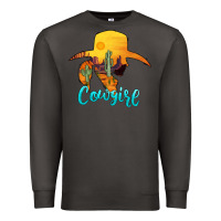 Smoke cowgirl western Premium Sweatshirt - AdoDesignShop