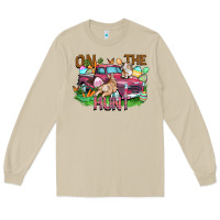 Mushroom on the hunt truck Long Sleeve Tee - FaDigitalArtStudio