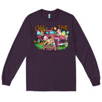 Plum on the hunt truck Long Sleeve Tee - FaDigitalArtStudio