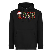 Black love christmas boots Heavyweight Hoodie - AdoDesignShop