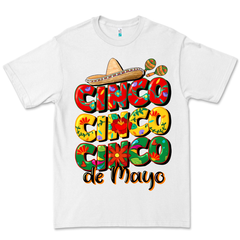 Cinco Cinco Cinco De Mayo Premium Tee by CowGirlArtShop | Teevron