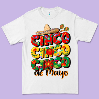 Cinco Cinco Cinco De Mayo Premium Tee Designed By Cowgirlartshop