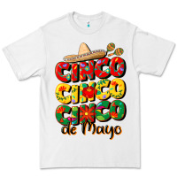 White cinco cinco cinco de mayo Premium Tee - CowGirlArtShop