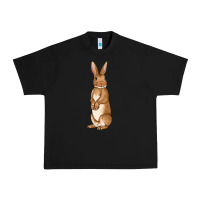 Black Bunny Easter Urban Heavy Tee - OliviaCreatesArt
