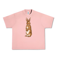 Salmon Bunny Easter Urban Heavy Tee - OliviaCreatesArt