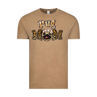 Vintage Coffee Pug Mom Vintage Tee - Jasminsmagicworld
