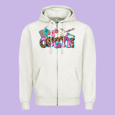 Obgyn Zipper Hoodie Designed By Adodesignshop