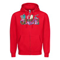 Red obgyn Zipper Hoodie - AdoDesignShop