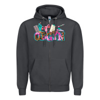 Smoke obgyn Zipper Hoodie - AdoDesignShop