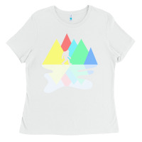 White bigfoot t  shirt bigfoot   bigfoot 8 Ladies Tee - linhVisuals