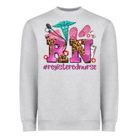 Heather Grey registered nurse with crocs Heavyweight Sweatshirt - AdoDesignShop