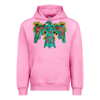 Fuchsia Pink thunderbird Urban Hoodie - JahusDesignShop