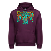 Mauve Wine thunderbird Urban Hoodie - JahusDesignShop