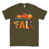 Army Green welcome fall Classic Tee - CowGirlArtShop