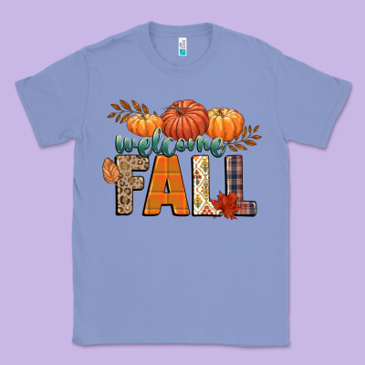 Welcome Fall Classic Tee Designed By Cowgirlartshop