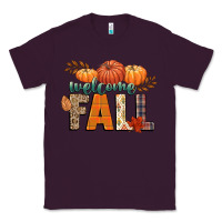 Plum welcome fall Classic Tee - CowGirlArtShop