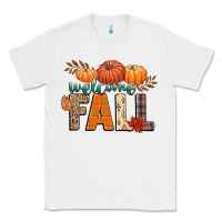 White welcome fall Classic Tee - CowGirlArtShop