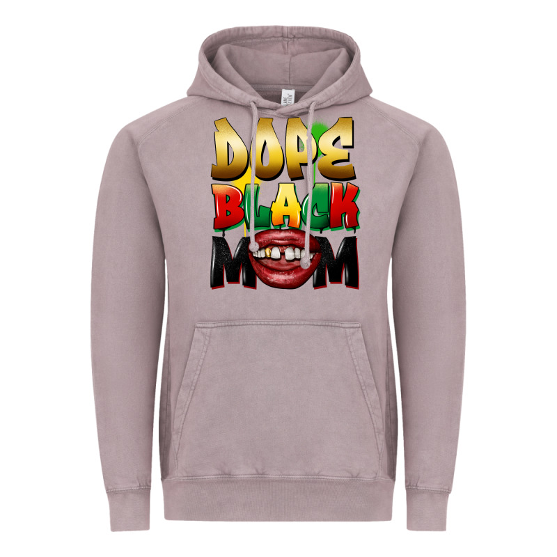 Dope Black Mom Vintage Hoodie by FaDigitalArtStudio | Teevron