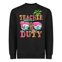 Black teacher off duty Heavyweight Sweatshirt - AdoDesignShop
