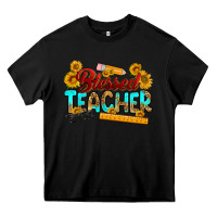 Black blessed teacher Heavy Core Tee - RanaPortraitStore