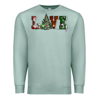 Seafoam love christmas tree Premium Sweatshirt - AdoDesignShop
