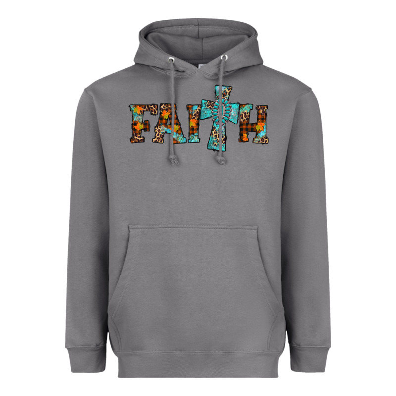 Faith Thanksgiving Cross Heavyweight Hoodie by AdoDesignShop | Teevron