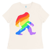Bone bigfoot t  shirt rainbow bigfoot t  shirt Ladies Tee - linhVisuals