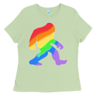 Matcha bigfoot t  shirt rainbow bigfoot t  shirt Ladies Tee - linhVisuals
