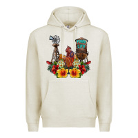 Oatmeal Heather farm life rooster Premium Hoodie - SublimationCraftShop