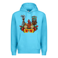 Ocean Blue farm life rooster Premium Hoodie - SublimationCraftShop