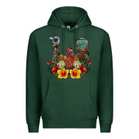 Sports Green farm life rooster Premium Hoodie - SublimationCraftShop