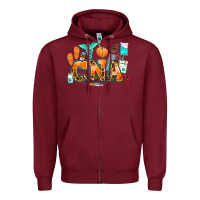 Burgundy cna Zipper Hoodie - AdoDesignShop
