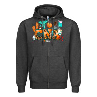 Charcoal Heather cna Zipper Hoodie - AdoDesignShop